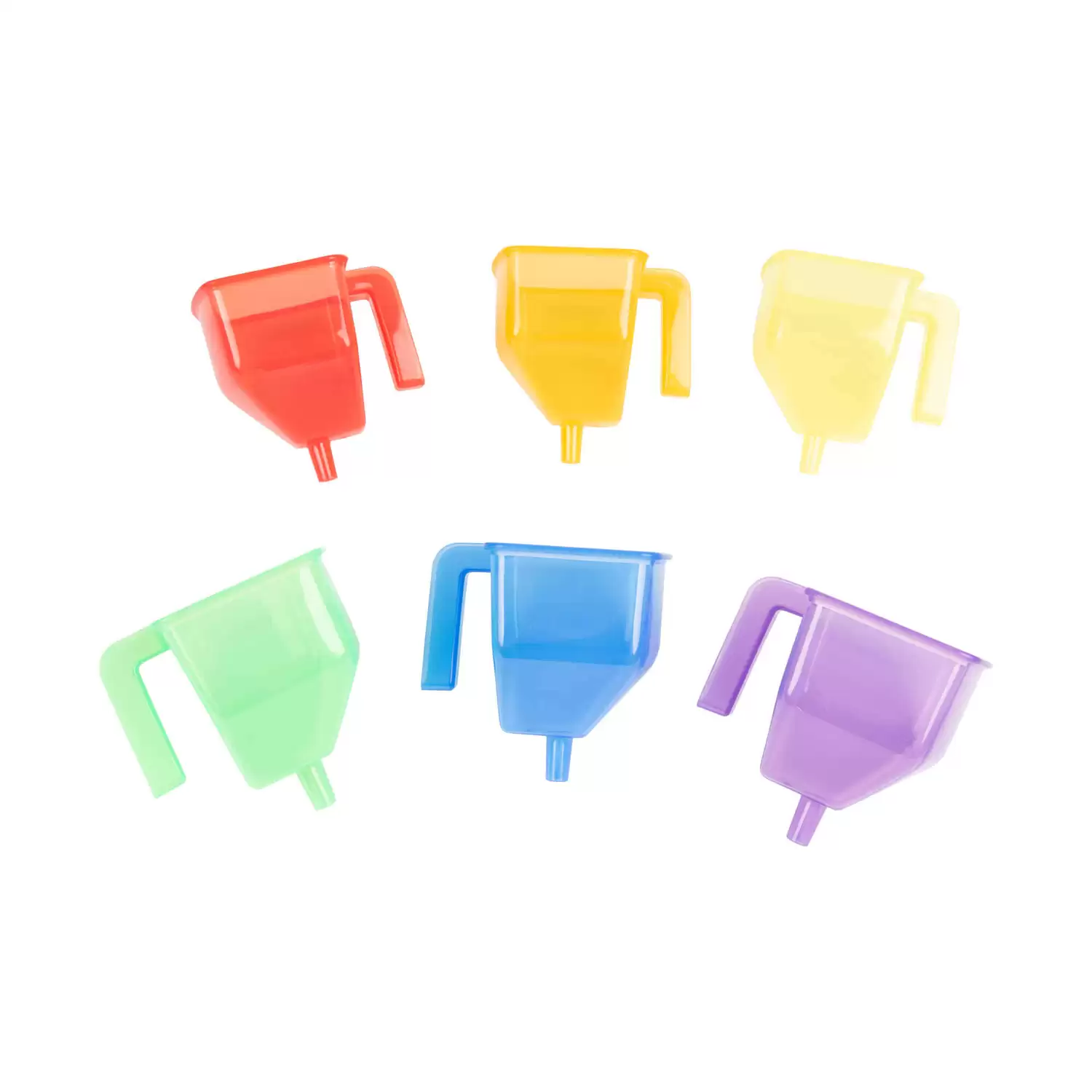 Translucent Colour Funnels Pack Gompels Care Nursery Supply