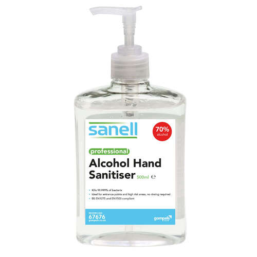 Proform Alcohol Based Hand Sanitiser 500ml In Wipes Infection Control