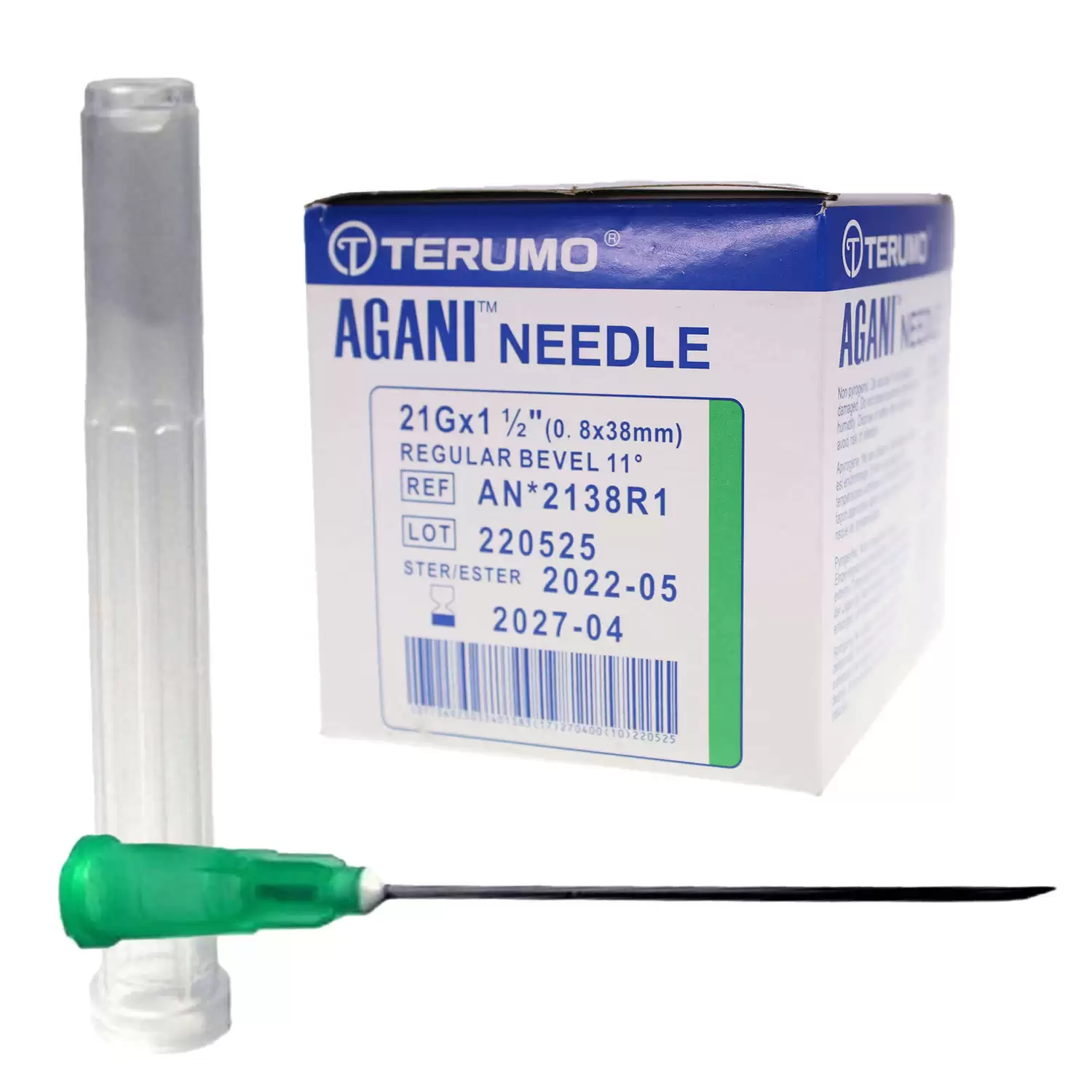 Terumo Agani Hypodermic Needle G Mm Green Pack Gompels Care