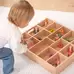 Rainbow Wooden Treasures Super Set With 14 Part Sorting Tray