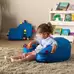 Sensory Support Seat With Touch Tags Blue