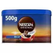 Nescafe Original Decaffeinated Instant Coffee 500g