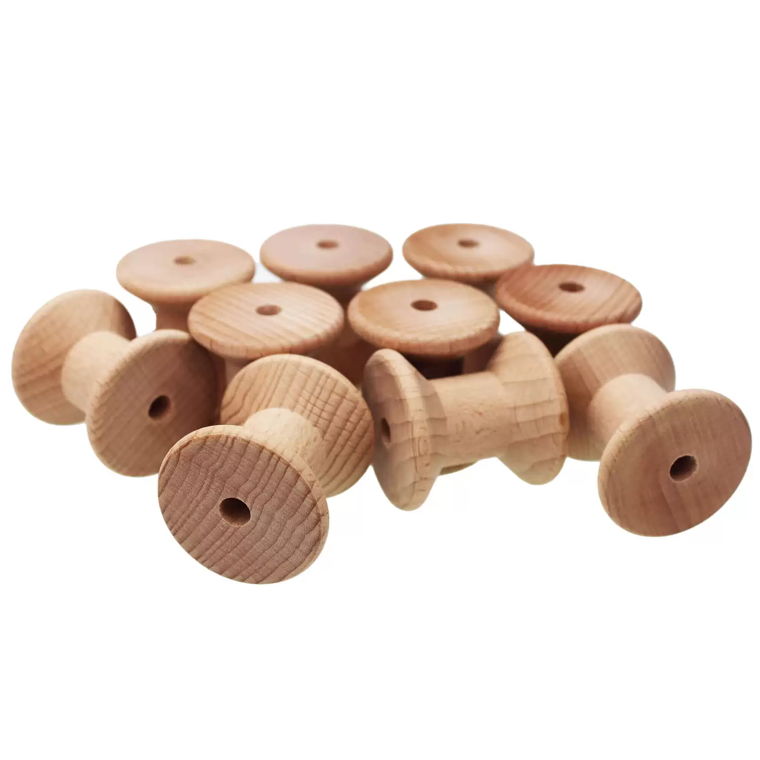 Wooden Spool Large 10 Pack - Gompels - Care & Nursery Supply Specialists