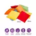 Soft Fleece Cushions Bright 10 Pack