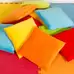 Soft Fleece Cushions Bright 10 Pack