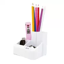 White Desk Tidy Organiser