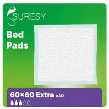 Suresy Bed Pads 60x60 Extra 30 Pack