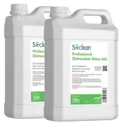 Soclean Professional Dishwasher Rinse Aid 5 Litre 2 Pack