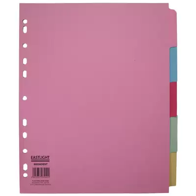 Extra Wide Subject Dividers 5 Part