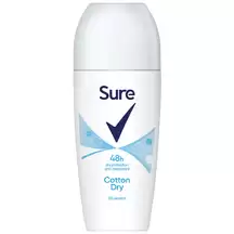 Sure Anti-Perspirant Cotton Dry Roll On 50ml 6 Pack