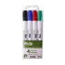 Writy Drywipe Markers Assorted Bullet Tip 4 Pack