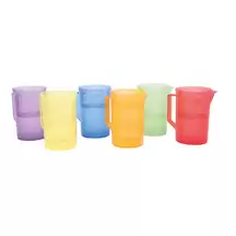 Translucent Colour Jug 6 Pack