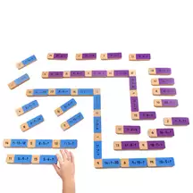 Wooden Addition and Subtraction Dominoes