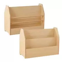 Wooden Double Sided Book Display Unit