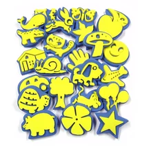 Crafty Foam Paint Stamps Assorted Pack 24