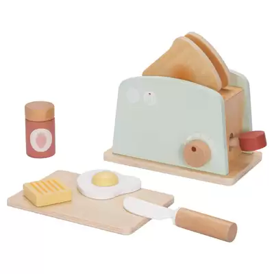 Olly and Oby Wooden Toaster Set