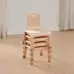 Wooden One Piece Chair H260mm 4 Pack