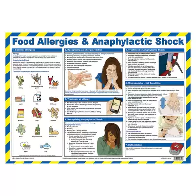 Food Allergies and Anaphylactic Shock Poster A2