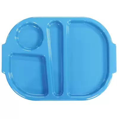 Harfield Compartment Food Tray Small - Colour: Blue