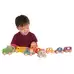 Rainbow Wooden Vehicles Set 12 Pack