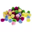 Rascals 1.25 Assorted Glitter Pom Poms Cat Toys 4/Pkg