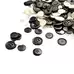 Assorted Craft Buttons Black and White 500g