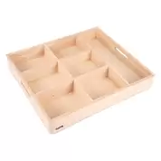 Wooden 7 Way Sorting Tray