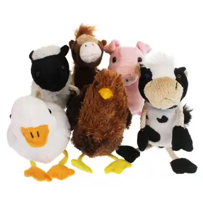 Finger Puppets 6 Pack - Type: Farm