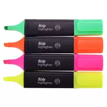 Writy Highlighters Assorted 4 Pack