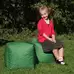 Cube Seat Green Grass