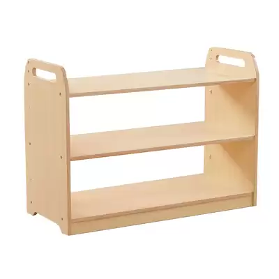 Wooden Open Storage Unit 3 Shelves