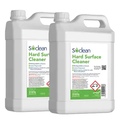 Soclean Hard Surface Cleaner 5 Litre 2 Pack G3p50