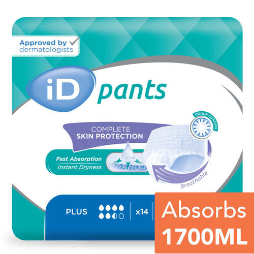 iD Pants Pull Up Xlarge Plus 14 in Incontinence Products / Adult ...