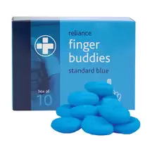 Finger Bandage Blue 10 Pack