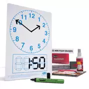 Show Me Telling The Time Drywipe Boards Class 35 Pack