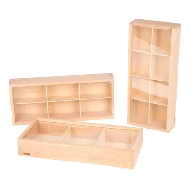 Wooden Discovery Boxes 3 Pack