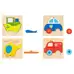 Olly and Oby Chunky Transport Puzzle 4 Pack