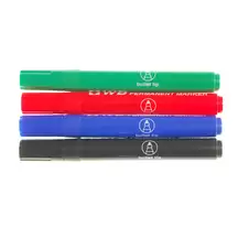 Permanent Markers Assorted 4 Pack