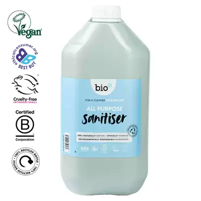 Bio-D All Purpose Sanitiser - Pack: 5 Litre 4 Pack