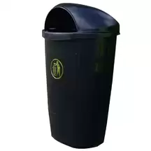 Regent Hooded Wall Mounted Litter Bin 50l