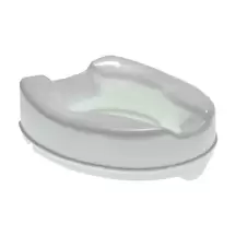 Raised Toilet Seat White 4"