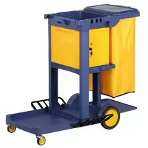 Soclean Janitorial Trolley With Lockable Cabinet