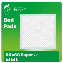 Suresy Bed Pads 60x60 Super 30 Pack