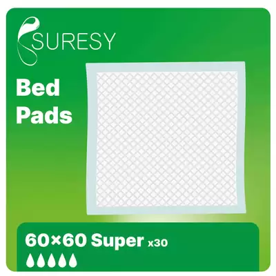 Suresy Bed Pads 60x60 Super 30 Pack