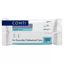 Conti Super Soft Large Dry Wipes 100 Pack