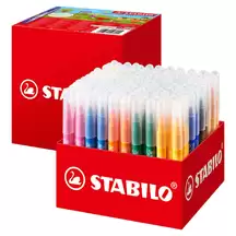 Stabilo Power Max Fibre Tip Colouring Pens Assorted 140 Pack