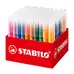 Stabilo Power Max Fibre Tip Colouring Pens Assorted 140 Pack