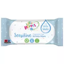 Little Heroes Sensitive Baby Water Wipes 66 Pack