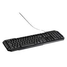 Computer Keyboard Wired Black