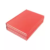 Manuscript Book Hard Back A4 Red 160 Pages